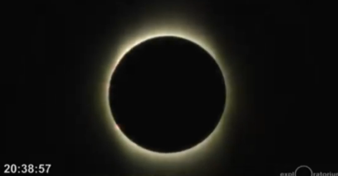 Eclipse total de sol: muchas personas concurrieron al Observatorio de las Misiones