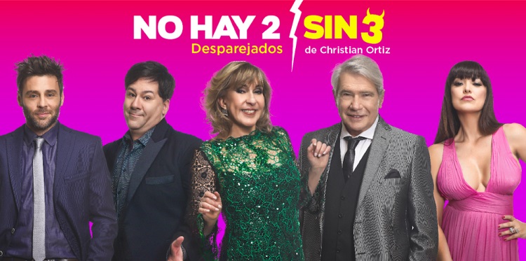 Georgina Barbarosa y German Kraus presentan "No hay 2 sin 3" en Posadas