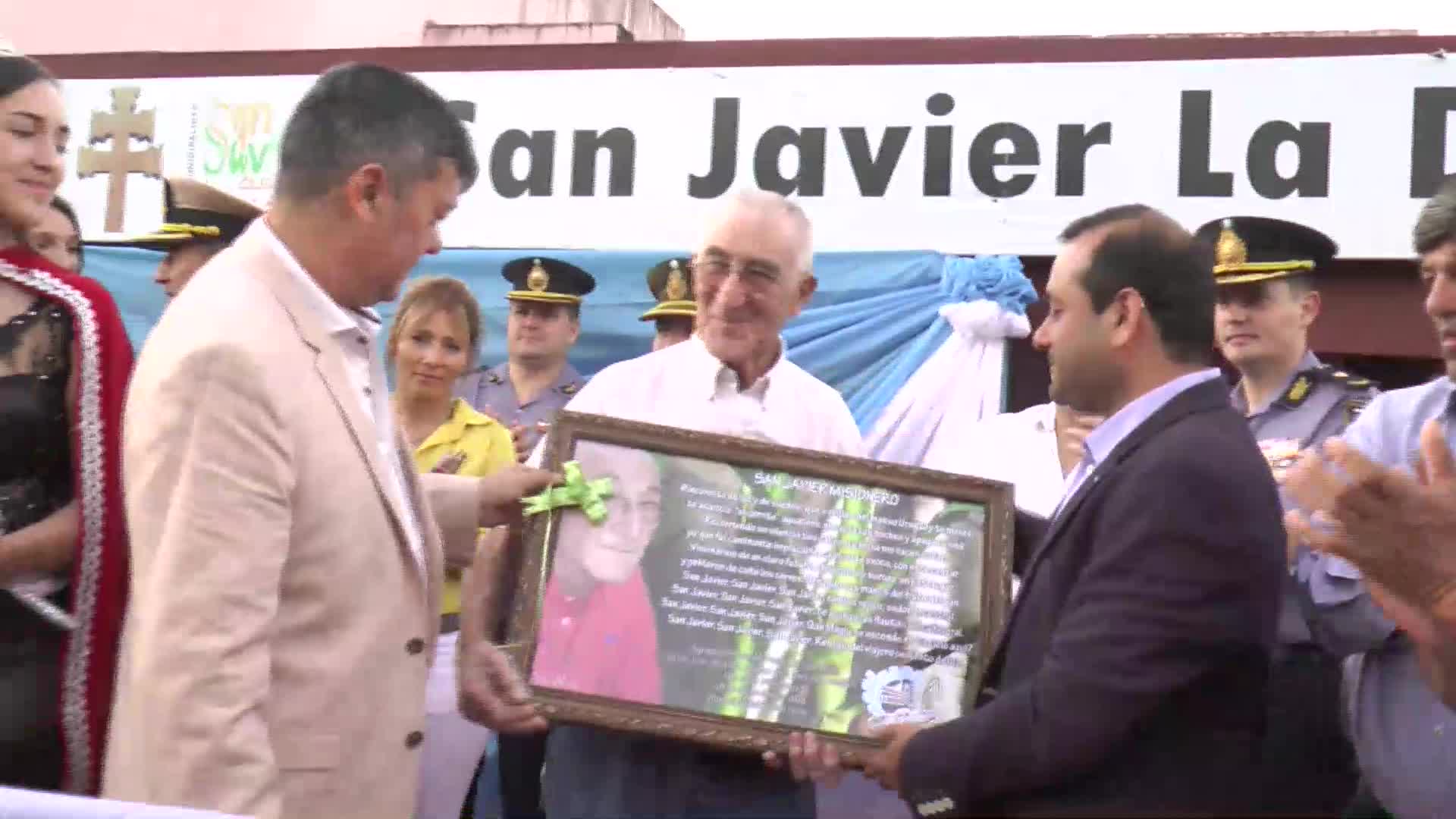 Con un acto emotivo San Javier recordó sus 141 años de la refundación