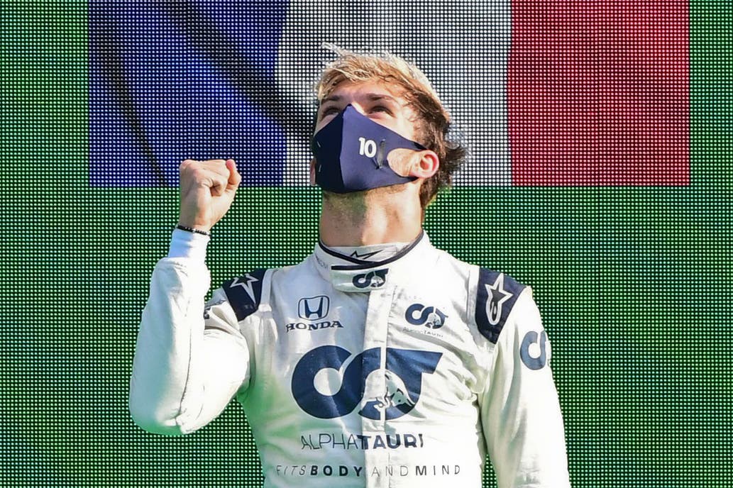 Fórmula 1: Gasly dio la sorpresa y se quedó con el GP de Italia