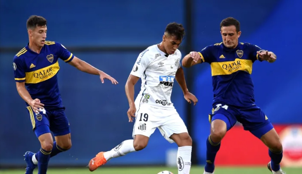Copa Libertadores: Boca empató sin goles con Santos y el pase a la final se definirá en Brasil