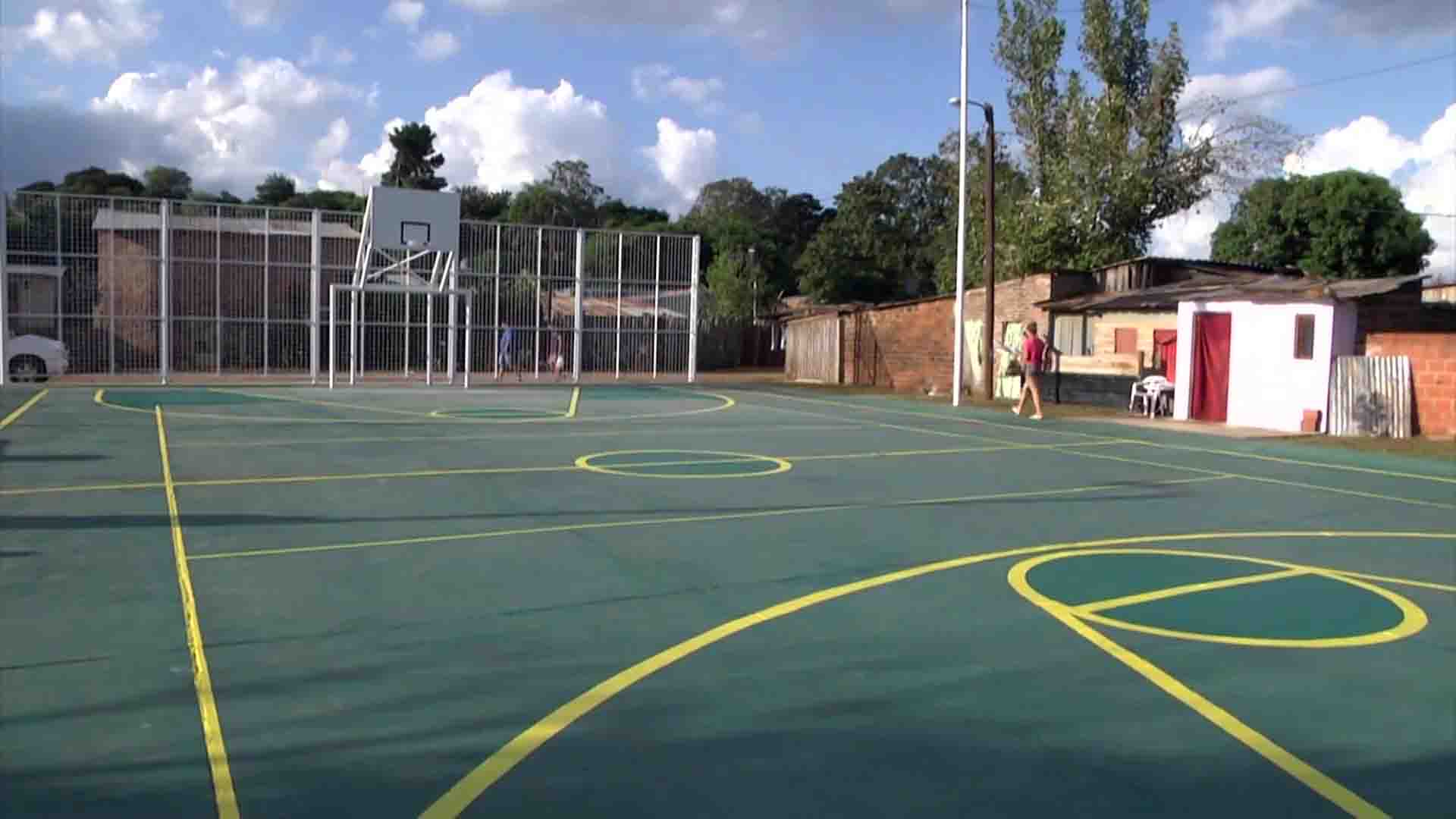 Nuevo playón deportivo de la chacra 101