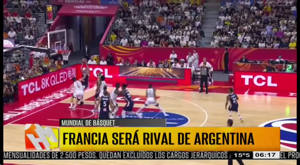 Mundial de básquet: Francia será rival de Argentina