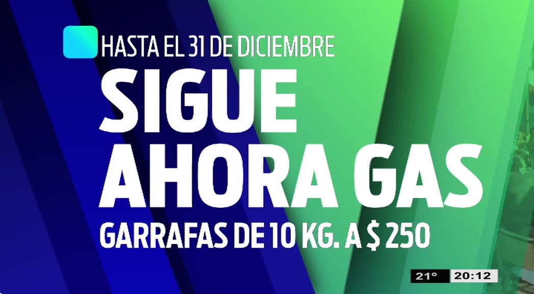 Passalacqua relanzó el Ahora Gas con garrafas a $250