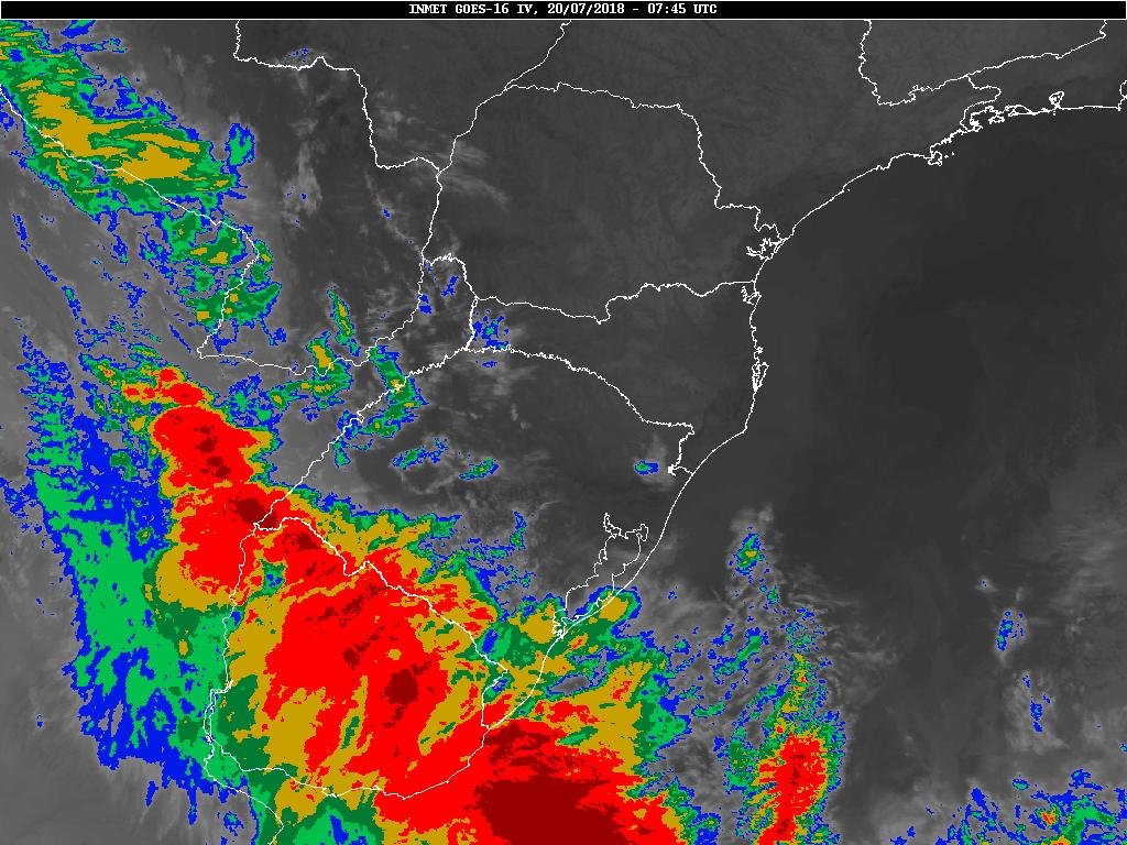 Tiempo en Misiones: Vientos fuertes, actividad eléctrica y granizo 