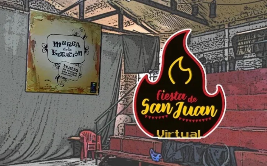 Fiesta de San Juan: la Murga de la Estación invita a seguir la celebración virtual