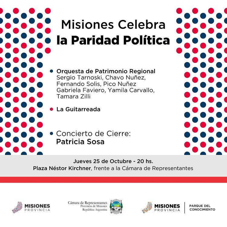 misiones celebra la paridad de genero