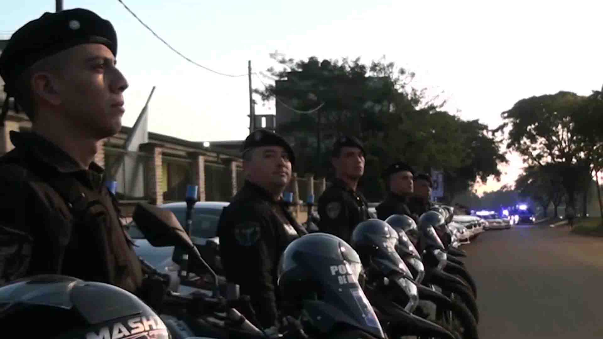 Operativo policial de alto impacto en la capital misionera