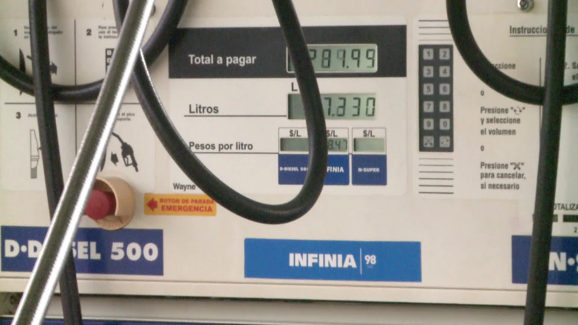 La falta de combustible se siente en toda la provincia