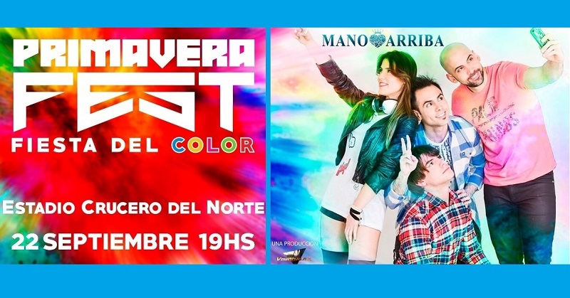 Se viene la "Primavera fest, la fiesta del color"