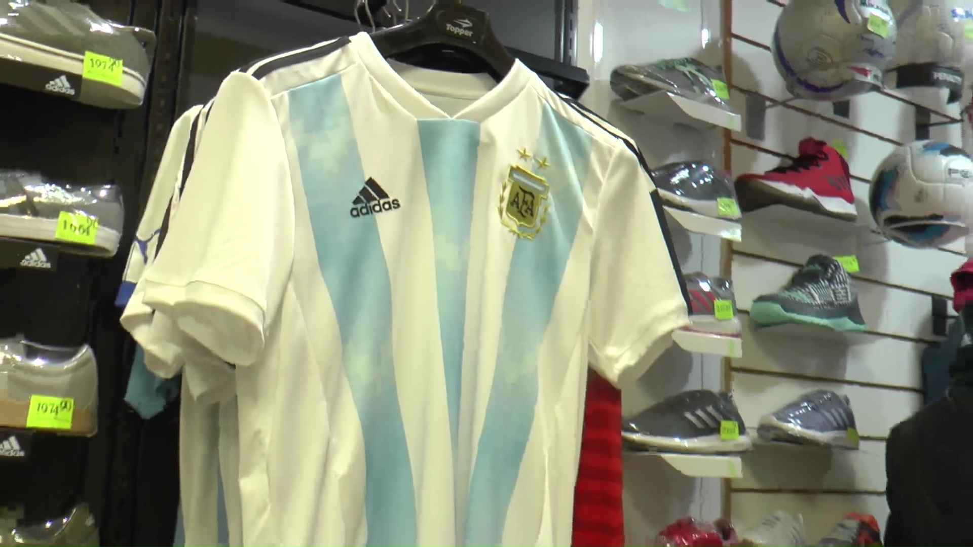 Mundial. Se disparan las ventas de las camisetas de la selección